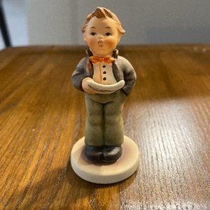 Goebel Hummel - Street Singer - Boy Singing with Top Hat & Music